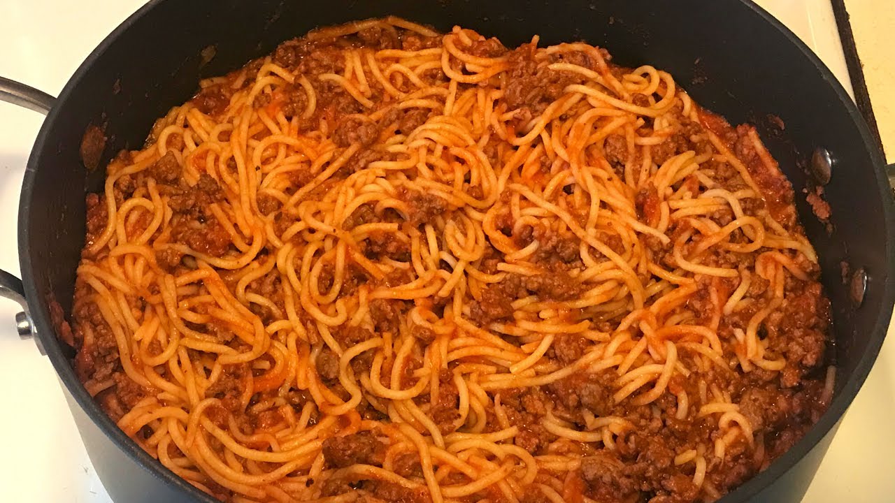 como-hacer-espaguetis-con-carne-molida-dominicano-receta-facil-y-deliciosa