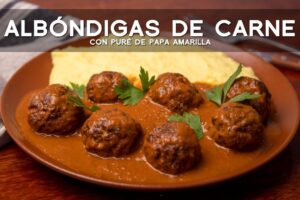 Albóndigas de carne molida con papas: una receta fácil y sabrosa