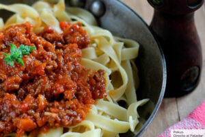 Pasta con carne molida: la auténtica receta italiana