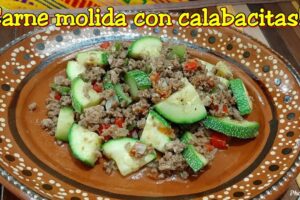 Receta fácil: Carne molida con calabacitas y papas ¡Delicioso y saludable!